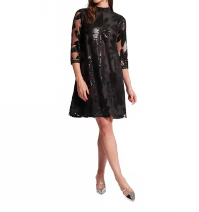 Frances Valentine Diplomat Mini Dress In Black