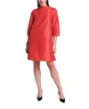 Frances Valentine Diplomat Mini Dress In Red