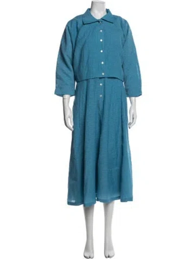 Pre-owned Frances Valentine Dress Set In Blue