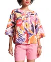 Frances Valentine Easy Top In Lanai In Multi