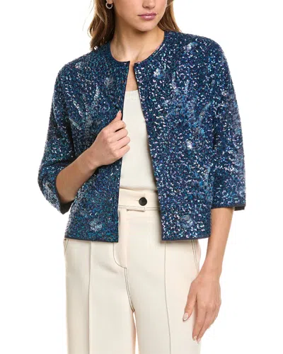 Frances Valentine Elise Jacket In Blue