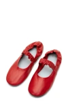 Frances Valentine Eloise Ballet Flat In Red
