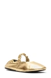 Frances Valentine Eloise Ballet Flat In Silver