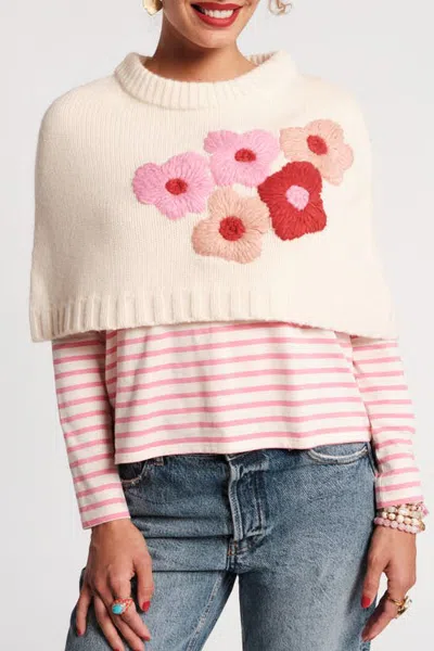 Frances Valentine Emma Shrug Poppy In Multi