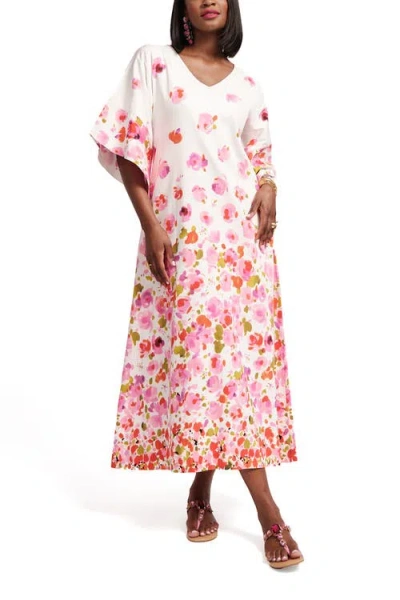 Frances Valentine Fin And Tonic Maxi Dress Pocket Full Of Posies