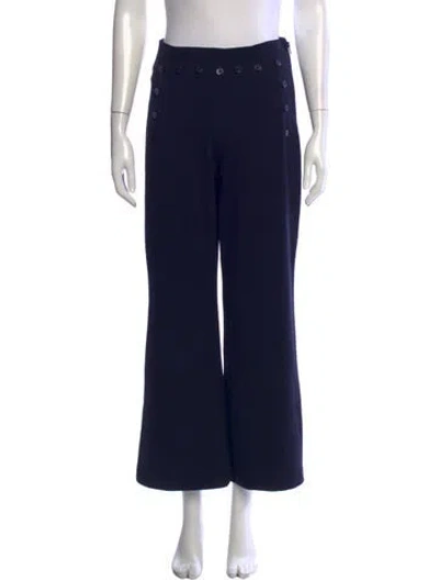 Pre-owned Frances Valentine Flared Pants W/ Tags In Blue