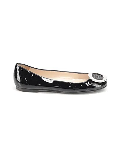 Pre-owned Frances Valentine Flats In Black