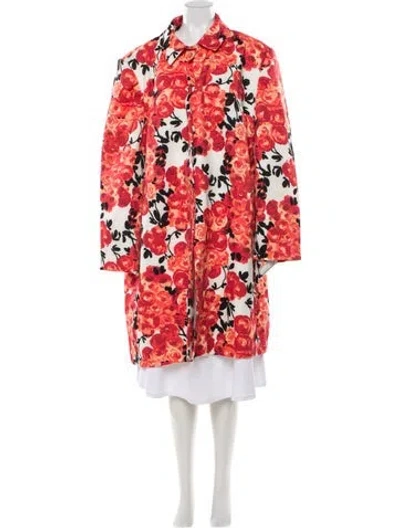 Pre-owned Frances Valentine Floral Print Coat W/ Tags In Multicolor