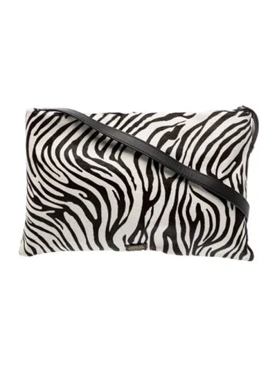 Pre-owned Frances Valentine Fur Shoulder Bag In Neutral