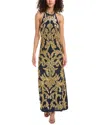 Frances Valentine Goddess Dress In Brown