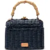 Frances Valentine Hannah Woven Wicker Lunchbox