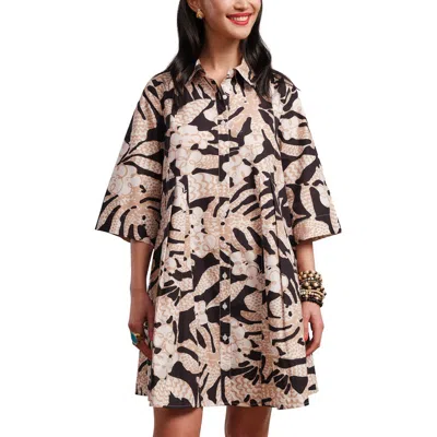FRANCES VALENTINE FRANCES VALENTINE ISLA SHIRTDRESS SKETCHY JUNGLE