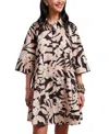 Frances Valentine Isla Shirtdress Sketchy Jungle In Multi