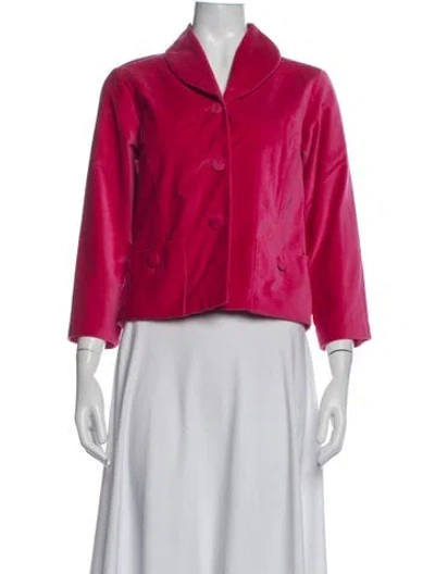 Pre-owned Frances Valentine Jacket In Red