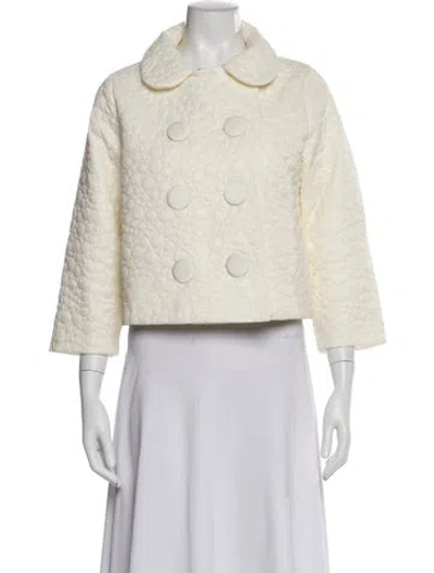 Pre-owned Frances Valentine Jacket In White