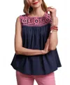 Frances Valentine Jess Top In Blue
