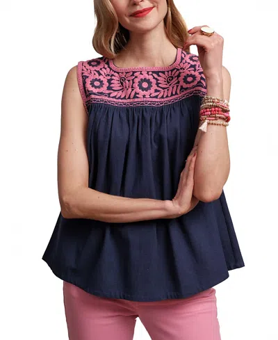 Frances Valentine Jess Top In Blue