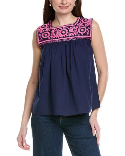 Frances Valentine Jess Top In Blue