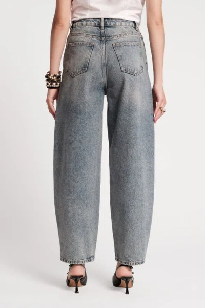 Frances Valentine Jessie Medium Rise Jean In Gray