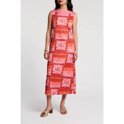 Frances Valentine Joan Maxi Mosaic Dress In Multi