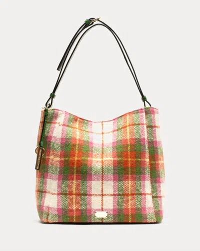 Frances Valentine June Hobo Tote In Pink, Orange, Blue In Multi