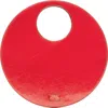 Frances Valentine Juno Round Crinkled Leather Crossbody Bag In Red