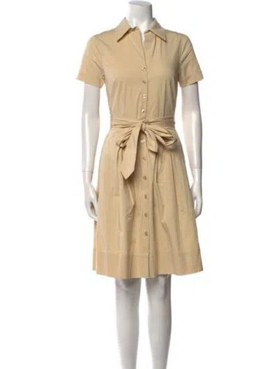 Pre-owned Frances Valentine Knee-length Dress In Neutral
