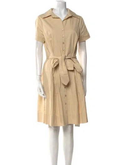 Pre-owned Frances Valentine Knee-length Dress W/ Tags In Neutral