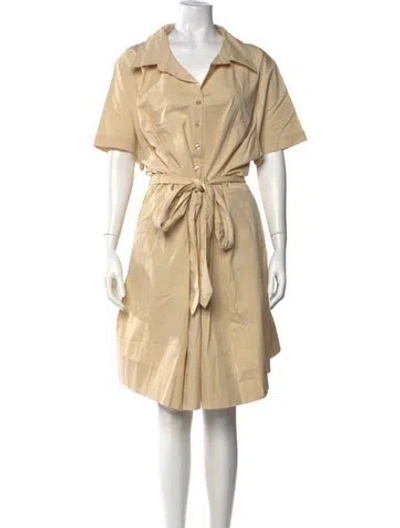 Pre-owned Frances Valentine Knee-length Dress W/ Tags In Neutral