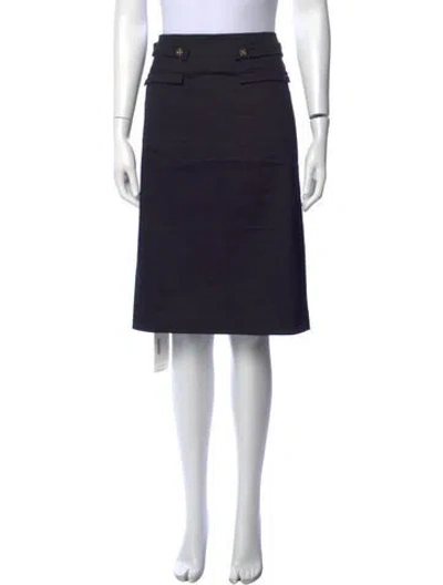 Pre-owned Frances Valentine Knee-length Skirt In Blue