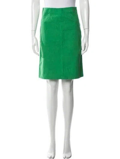 Pre-owned Frances Valentine Knee-length Skirt In Green