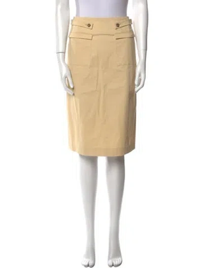 Pre-owned Frances Valentine Knee-length Skirt In Neutral