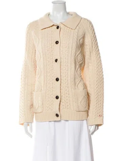 Pre-owned Frances Valentine Lambswool Crew Neck Sweater In Black