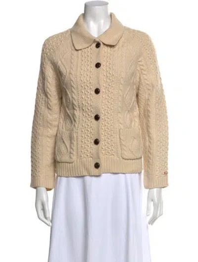 Pre-owned Frances Valentine Lambswool Sweater In Neutrals