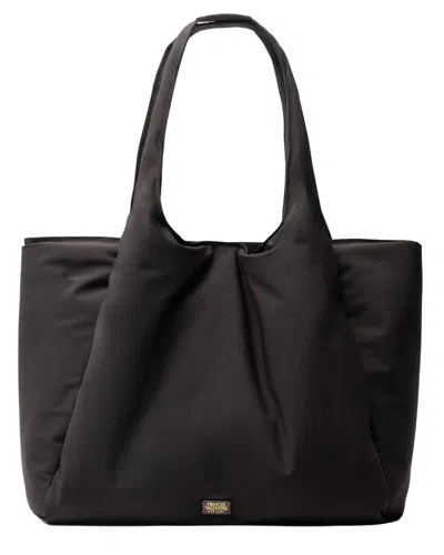 Frances Valentine Large Portia Padded Tote In Black