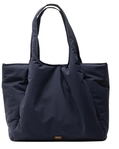 Frances Valentine Large Portia Padded Tote In Blue
