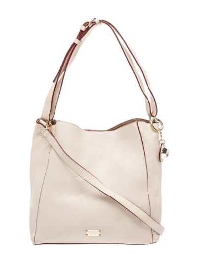 Pre-owned Frances Valentine Leather Shoulder Bag In Neutral
