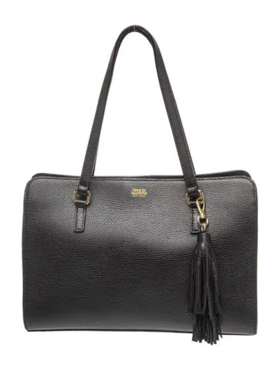 Pre-owned Frances Valentine Leather Tote W/ Tags In Grey