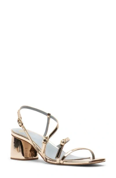 Frances Valentine Lexi Slingback Sandal In Silver