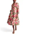 Frances Valentine Lucille Wrap Dress In Multi