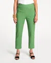 Frances Valentine Lucy Cotton Stretch Pant In Green