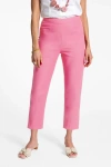 Frances Valentine Chloe Wide Leg Corduroy Pant In Pink