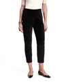 Frances Valentine Lucy Pant Solid Velvet Stretch Velvet In Black