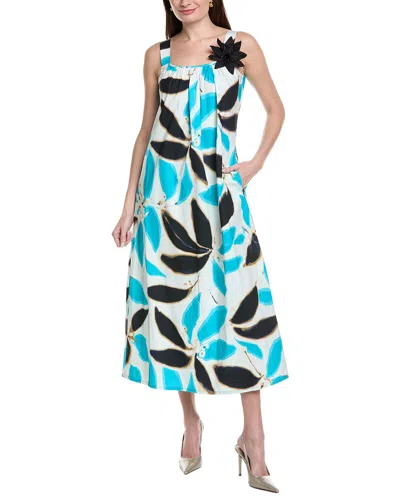 Frances Valentine Lynda Maxi Dress In Blue