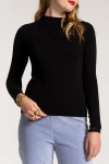 Frances Valentine Marie Sweater Long Sleeve In Black