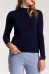 Frances Valentine Marie Sweater Long Sleeve In Blue