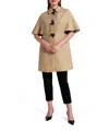 Frances Valentine Marvelous Button-down Metallic Tweed Jacket In Beige