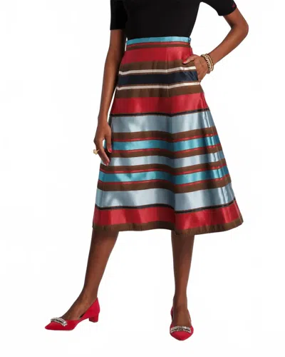 Frances Valentine Mercer Striped Skirt In Sublime Stripe In Multi