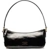 Frances Valentine Mia Leather Shoulder Bag In Black