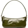 Frances Valentine Mia Leather Shoulder Bag In Green